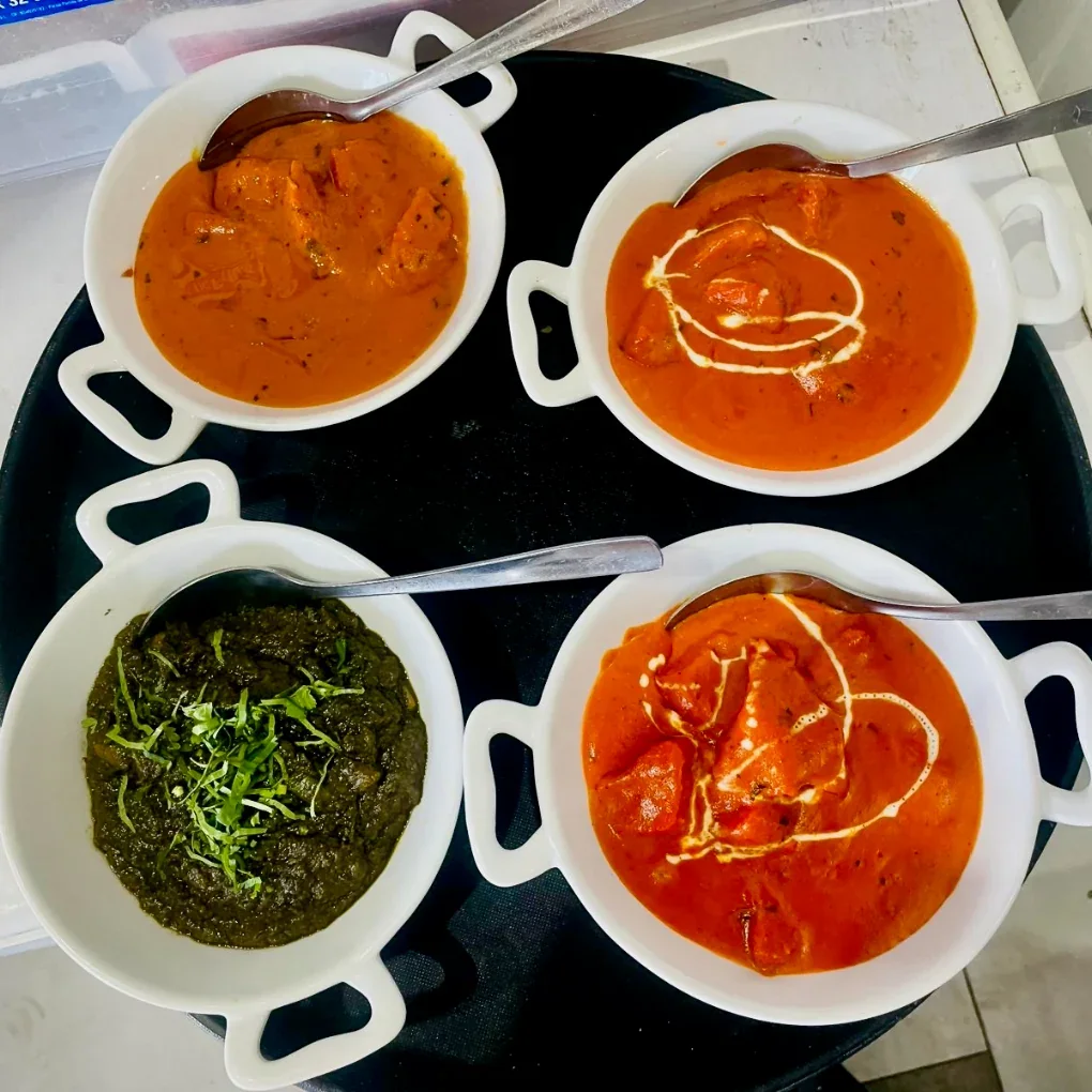 Selection of authentic Indian curries
