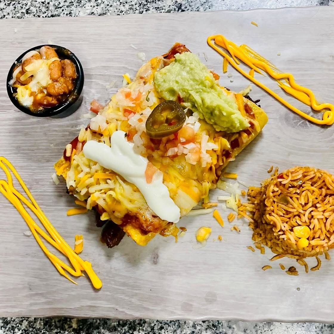 Loaded Tex-Mex plate